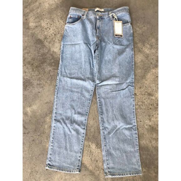 Levi’s Relaxed Tapered Womens Light Stonewash At Waist Jeans 10 Medium - Picture 1 of 11